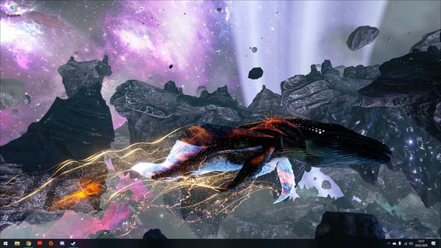 ARK Genesis Wallpaper (Space Whale) смотреть онлайн