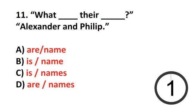 Elementary Test 1 (part 1) - English Grammar Quiz (Test) смотреть онлайн