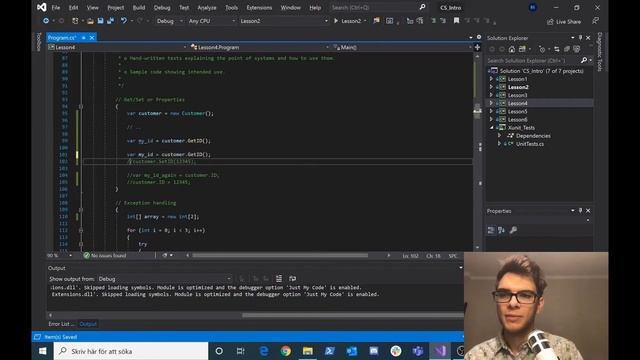C# L4 01 Properties getter setter смотреть онлайн