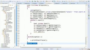 Java Servlet Search program 01