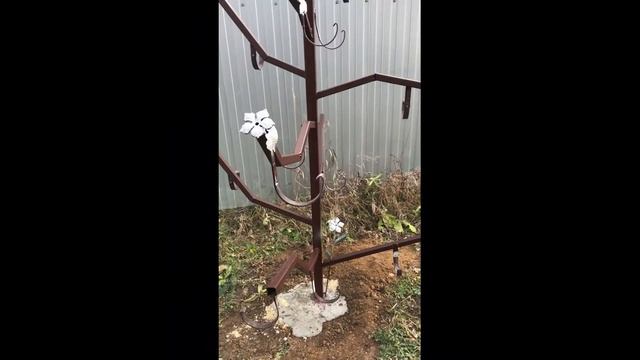 Декоративное дерево из профильной трубы смотреть онлайн