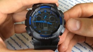 Инструкция по настройке часов Casio G-SHOCK GA-100-1A2ER - видео G-SHOCK от Watch-Forum.RU