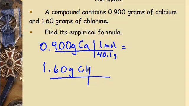 Ratios, moles, and an empirical formula смотреть онлайн