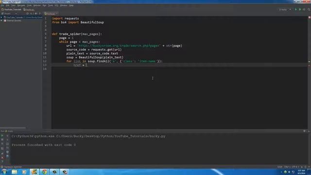 Python Programming Tutorial 26 How to Build a Web Crawler 2 3 смотреть онлайн
