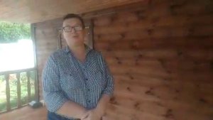 Готовый дачный домик. С большой открытой террасой на новом участке.