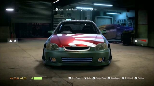 Need for speed 2015-Customization Honda Civic Type-R (2000) JDM Style смотреть онлайн