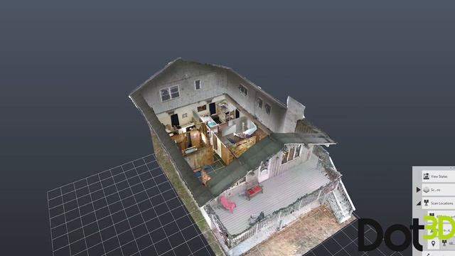 6 Bedroom House - 3D Scanned with Dot3D™ Pro & Intel® RealSense™ D455 смотреть онлайн