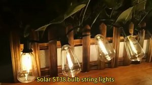 which is the best wendalights Holiday Lighting ST38 solar string lights manufacturer