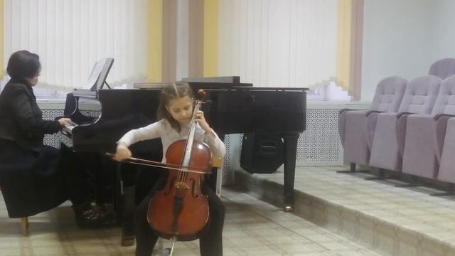 Зайцева Александра, 7 лет.         А.Нельк Мелодия