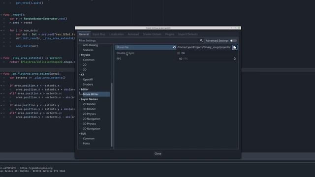 Godot 4 Movie Maker Mode (procedural polygon animation update) смотреть онлайн
