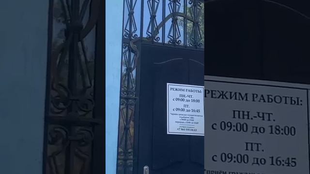 На двери анапской прокуратуры заметили змею