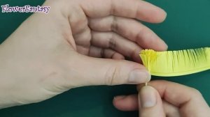 Одуванчик из бумаги своими руками / Простые поделки /Бумажные цветы