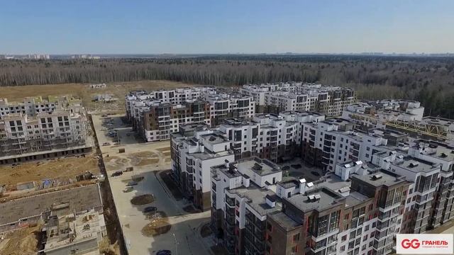 ЖК Императорские Мытищи — съёмка с воздуха (апрель 2018) смотреть онлайн