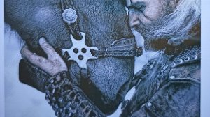 Продолжение болталки под парковку. Геральт, Химера. Вышивка крестиком.