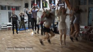 Все танцоры клуба танцуют на  Новогоднем вечере ТСК Аксенов-Данс 25 декабря 2023 Новосибирск