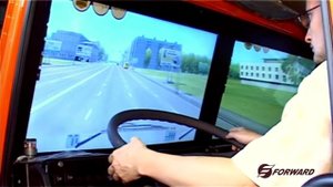 Динамический тренажер грузового автомобиля