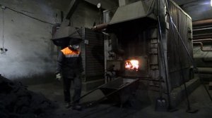 чистка котла в кочегарке