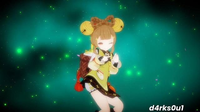 Yaoyao Give Me Moras エフェクトダンス風_R18ジェスチャー Genshin Impact