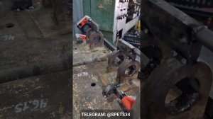 Ремонт аутригера JCB ЗCX. Восстановление отверстий.