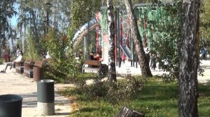 Сквер Роща возле трактора , г Челябинск