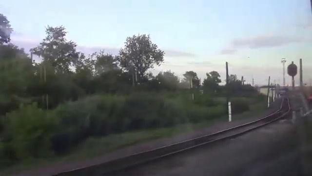 Жд Починки-Нижний Новгород Московский с идеальным информатором. Вид из окна смотреть онлайн