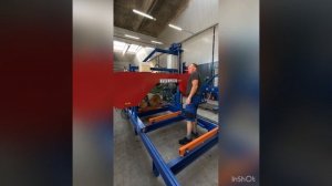 Настройка  пилорамы ленточной TWE6500, Республика Беларусь, г. Дзержинск, ООО "ТехноВудИнжиниринг"