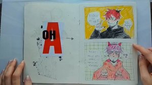 Первый скетчбук 2019 | Sketchbook tour