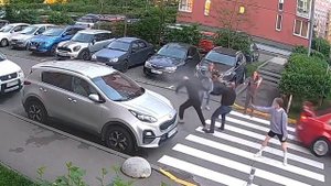 Драка из за собак! Смотреть до конца ! Шок!
