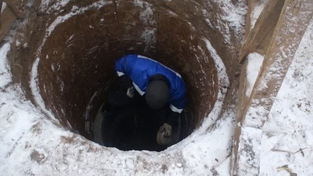 Копаем колодец зимой. копанка.рф