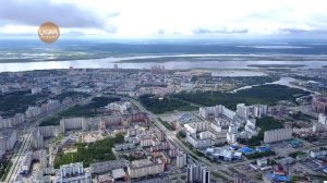 Сургут с высоты. 4К.