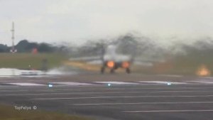 Миг 29 делает свечку после короткого разбега