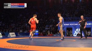 ЧР-21. Вольная. 70 кг. Финал. Исраил КАСУМОВ - Евгений ЖЕРБАЕВ