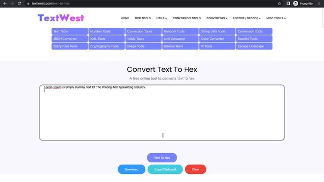 Convert Text To Hex смотреть онлайн