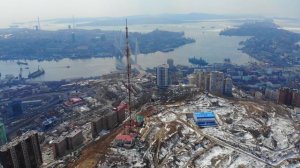 Телевышка Владивостока | Television tower of Vladivostok | 4k