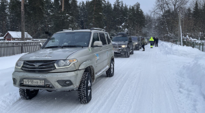 Offroad рейд по зимнему лесу Мещёра. Немодный клуб. Prado 120 POV #offroad #landcruiserprado #4x4