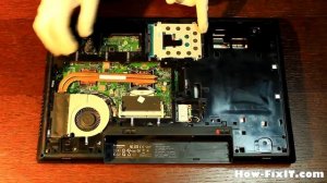 Lenovo G710 disassembling and fan cleaning, разборка и чистка ноутбука