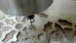 Фрезеровка латунного листа на станке с ЧПУ