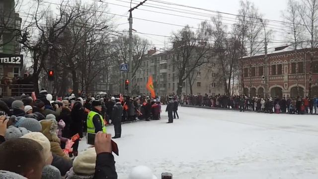 Встреча олимпийского огня в Брянске смотреть онлайн