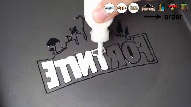 Блин искусство логотипы игр. Minecraft, Fortnite,Brawl Stars...... смотреть онлайн