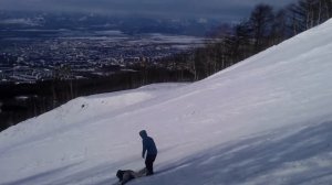 Сахалин. Катание на ледянках с Горного воздуха