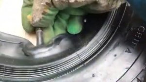 Камера с покрышкой для колёс 16х6.50-8 диаметром 400мм