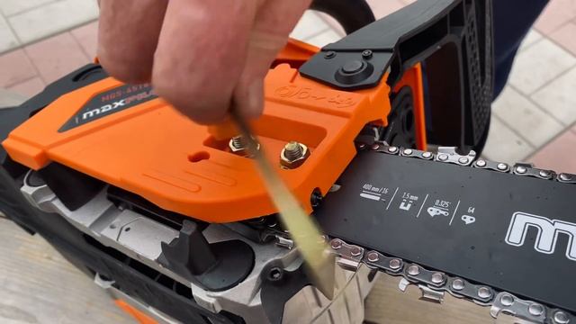 Распаковка и тест бензопилы MAXPILER MGS-4516