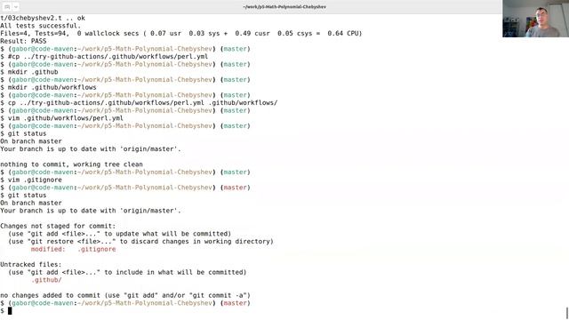 Enable GitHub Actions (CI) on the Math::Polynomial::Chebyshev Perl module смотреть онлайн