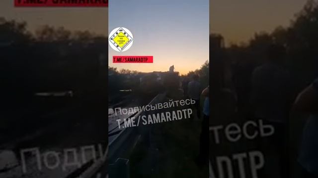 Жуткое ДТП с бензовозом в Красноярском районе смотреть онлайн