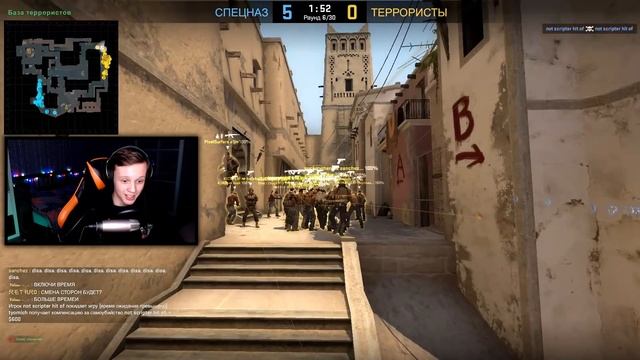 Сыграли ММ на 64 ИГРОКА! (CS:GO) смотреть онлайн