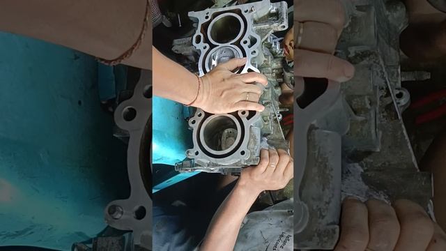 Toyota Probox 1.5 engine block test