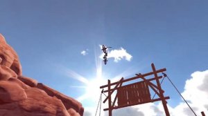 Играем в BMX2 делаем трюки