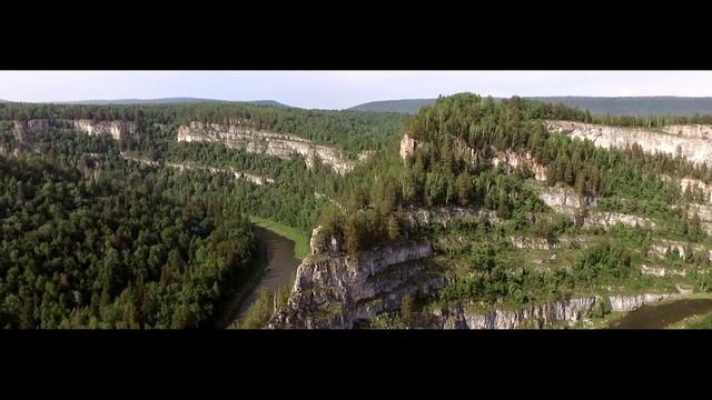 Нугуш. Аэросъемка верховий реки Нугуш. Очень красиво!!! смотреть онлайн