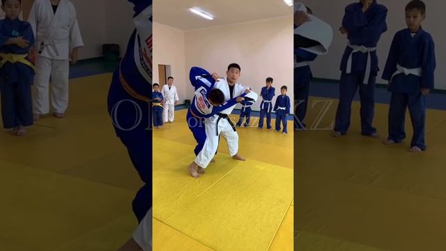 Видео 2. Judo Tai Otoshi (передняя подножка) подводящие упражнения ORTUS.KZ дзюдо в Астане