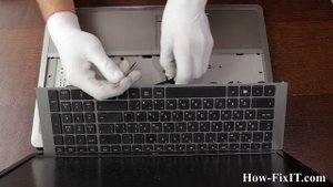 HP ProBook 4740s disassembly and replace keyboard, как разобрать и поменять клавиатуру